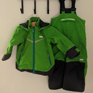 Helly Hansen ski jacket and bib